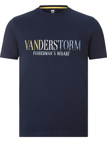 Jan Vanderstorm Herren T-Shirt Bergthor dunkelblau, L - 52/54 von Jan Vanderstorm