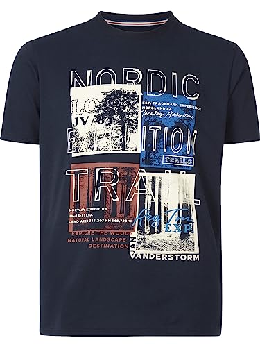Jan Vanderstorm Herren T-Shirt Tandrup dunkelblau, 4XL (XXXXL) - 68/70 von Jan Vanderstorm