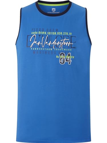 Jan Vanderstorm Herren Tanktop Frodewin Royalblau L - 52/54 von Jan Vanderstorm