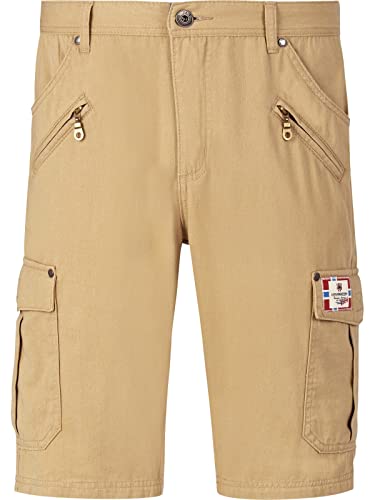 Jan Vanderstorm Herren Tiefbundbermuda Heimeram beige 5XL (XXXXXL) - 72 von Jan Vanderstorm