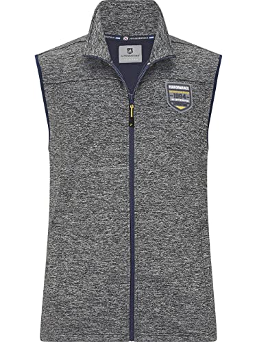 Jan Vanderstorm Herren Weste Maldevin grau, 58 von Jan Vanderstorm