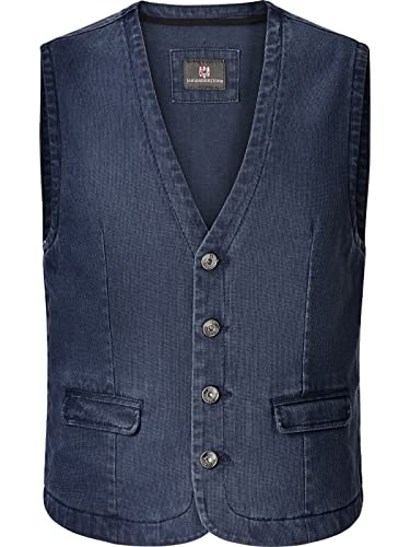 Jan Vanderstorm Herren Weste Torell blau, 5XL (XXXXXL) - 74 von Jan Vanderstorm