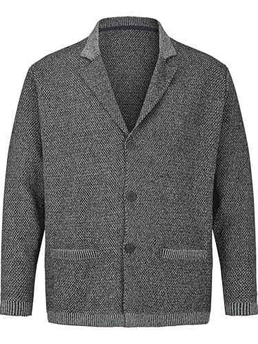 Jan Vanderstorm Herren Strickjacke Asger dunkelgrau L - 52/54 von Jan Vanderstorm