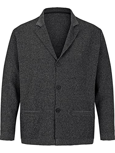 Jan Vanderstorm Herren Strickjacke Asger dunkelgrau XL - 56/58 von Jan Vanderstorm