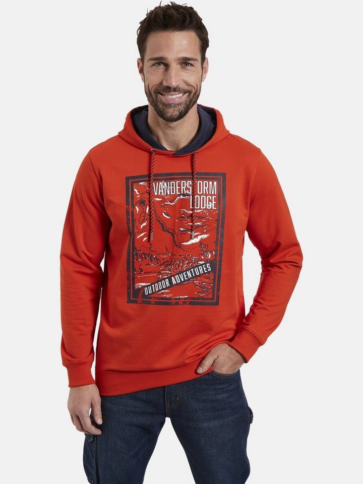 Jan Vanderstorm Kapuzensweatshirt ISVALI +Fit Kollektion, mit Kapuze von Jan Vanderstorm