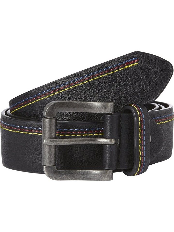 Jan Vanderstorm Ledergürtel NICKELS (1-St) in Vintage-Optik von Jan Vanderstorm