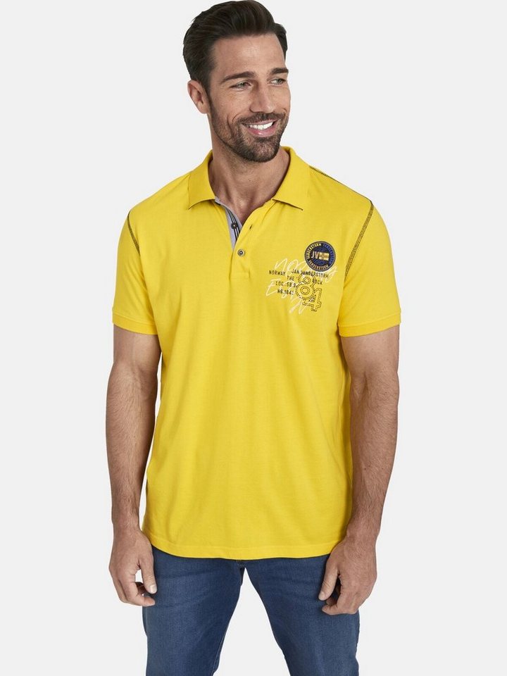 Jan Vanderstorm Poloshirt AGRIM aus reiner Baumwolle von Jan Vanderstorm