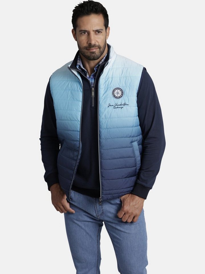 Jan Vanderstorm Steppweste AART mit Stehkragen und Farbverlauf von Jan Vanderstorm