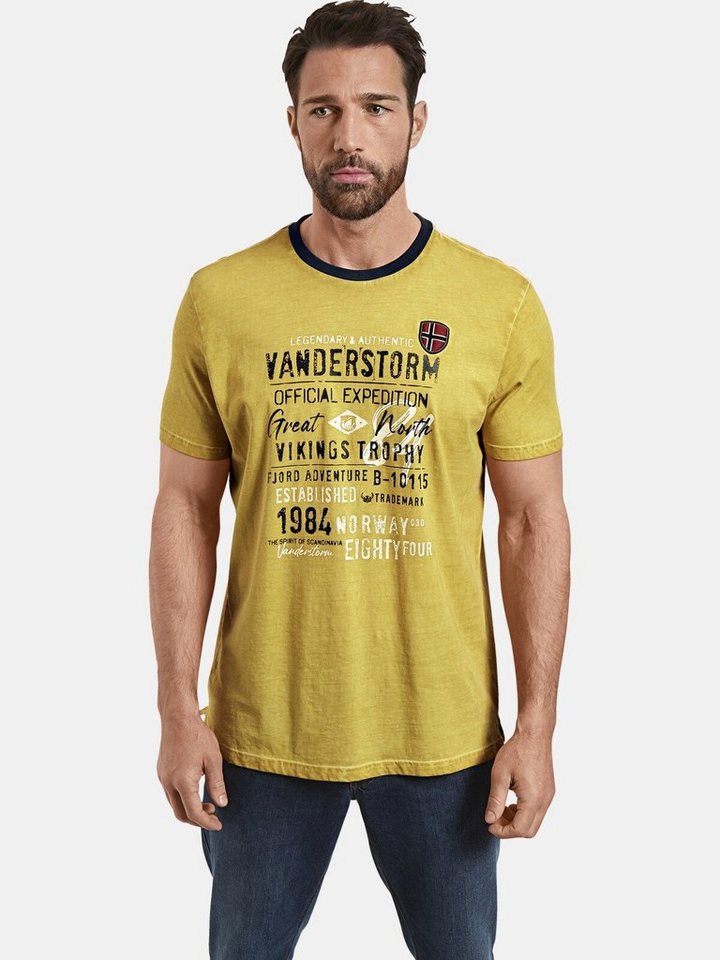 Jan Vanderstorm T-Shirt EELI Unikat durch oil-dyed Färbung von Jan Vanderstorm