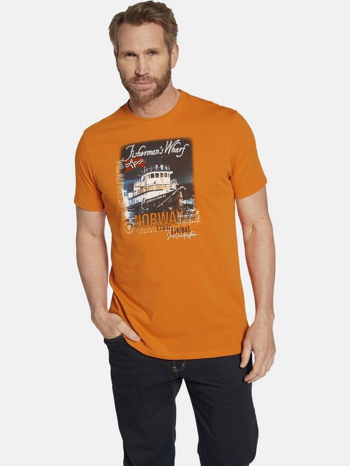 Jan Vanderstorm T-Shirt GAARD mit Retro-Druck von Jan Vanderstorm