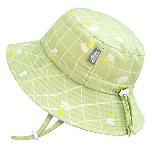 Jan & Jul Baby Sonnenhut, Fischerhut mit UV-Schutz UPF 50+ (Vögelchen, 0-6 Monate) von Jan & Jul