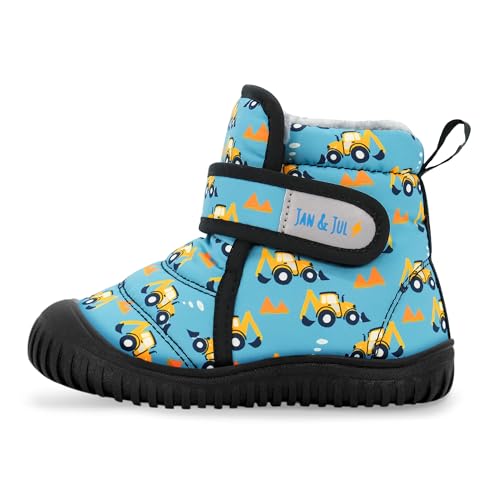 Jan & Jul Boy Snow Boots (Under Construction, EU Size 22.5 Toddler) von Jan & Jul