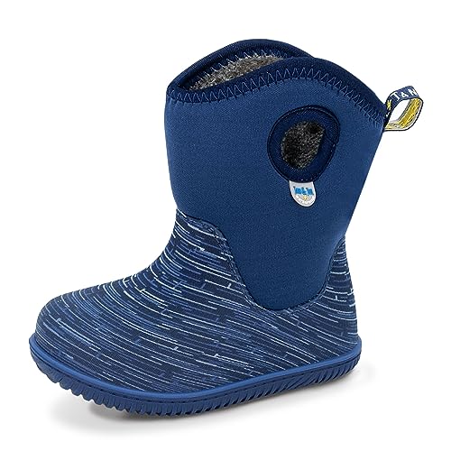 Jan & Jul Lined Waterproof Boots for Kids Insulated Girls Boys (Marineblau Birke, EU 31) von Jan & Jul