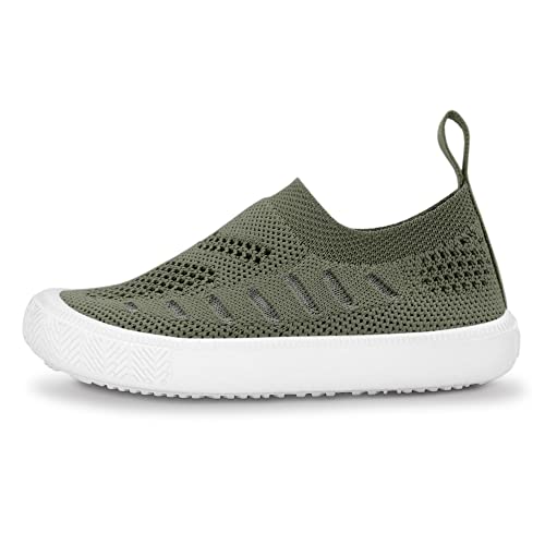 Jan & Jul Slip-On Schuh für Kinder, Atmungsaktive Turnschuhe für den Sommer (Armeegrün, EU Size 29) von Jan & Jul