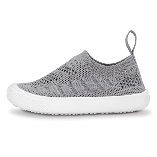 Jan & Jul Slip-On Schuh für Kinder, Atmungsaktive Turnschuhe für den Sommer (Grau, EU Size 29) von Jan & Jul