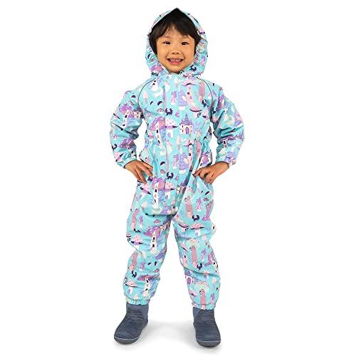 Jan & Jul Toddler Rain Suit for Girls, Fleece-Lined and Waterproof (Cozy-Dry: Enchanted, 2T) von Jan & Jul