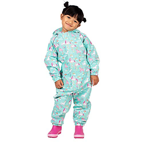 Jan & Jul Toddler Waterproof Rain-Suit Fleece-Lined Play-wear for Boys and Girls (Cozy-Dry: Unicorn, 2T) von Jan & Jul