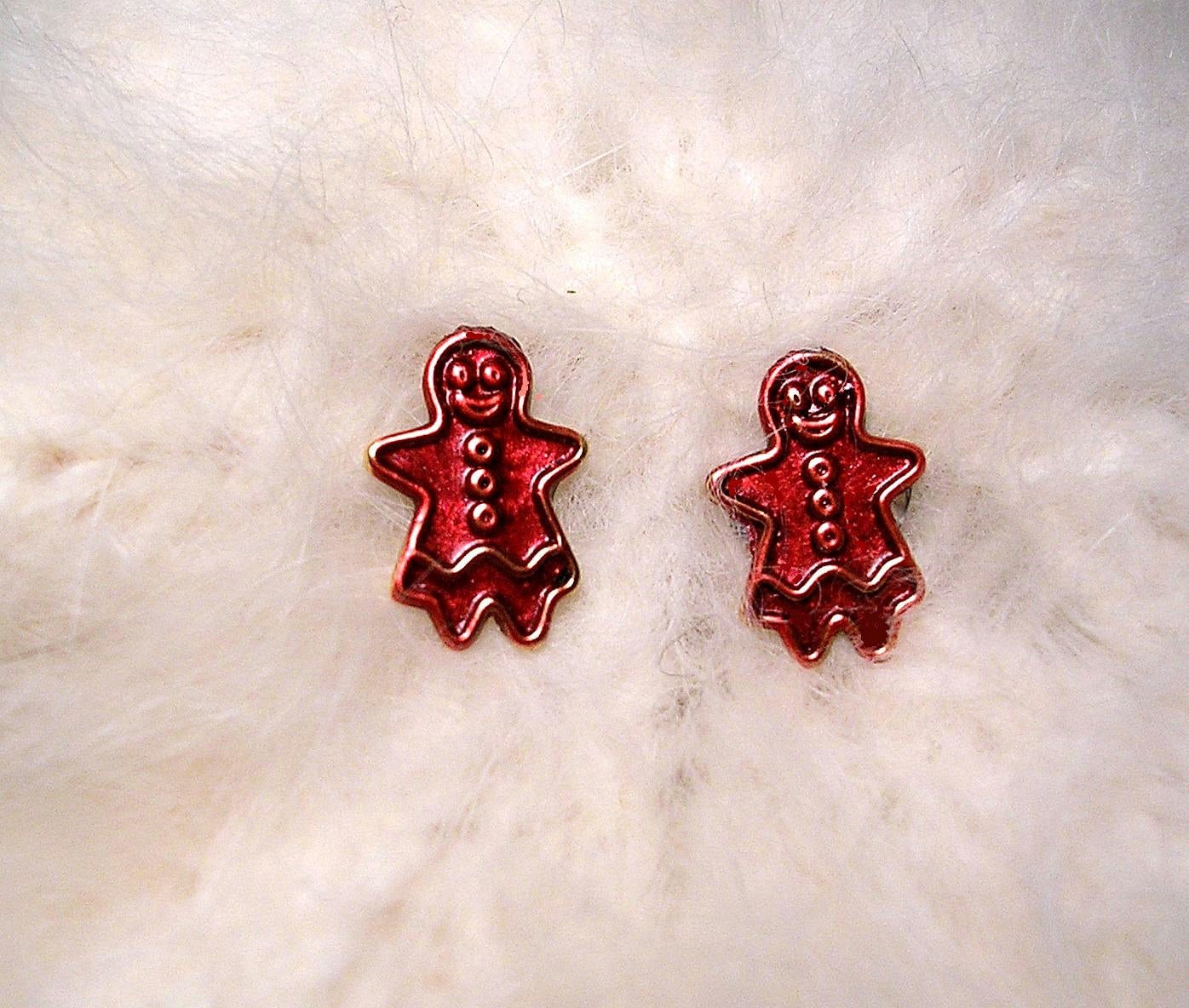 Ginger Bread Girl Ohrringe von JanHallDesigns