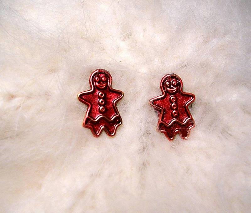 Ginger Bread Girl Ohrringe von JanHallDesigns