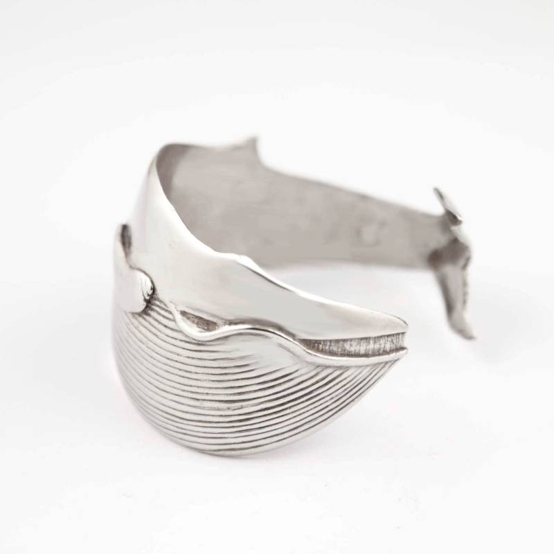 Buckelwal Sterling Silber Manschette Armband Nach Maß von JanPalomboDesign