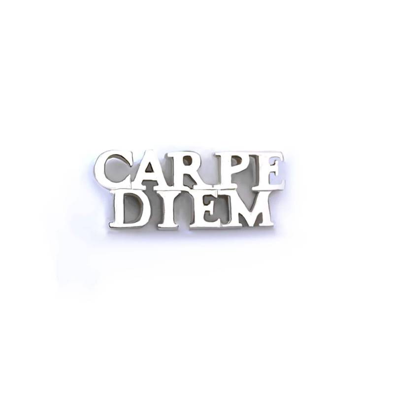 Carpe Diem Sterling Silber Tack, Krawattennadeln, Anstecknadel, Brosche von JanPalomboDesign