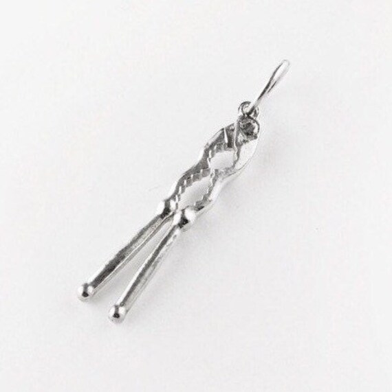 Nussknacker Sterling Silber Charm Anhänger von JanPalomboDesign