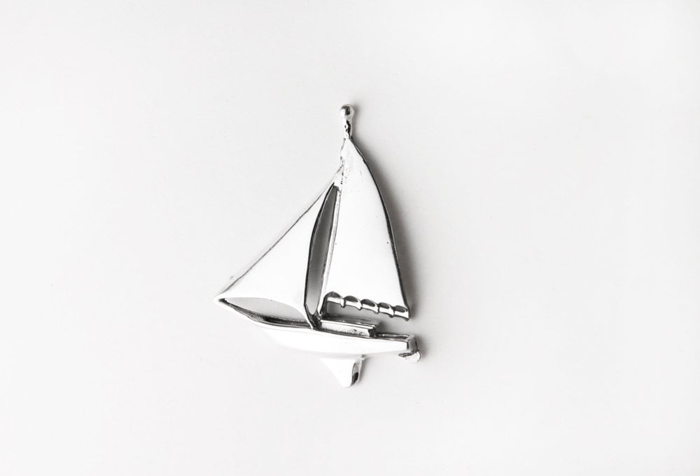 Segelboot Sterling Silber Tac von JanPalomboDesign