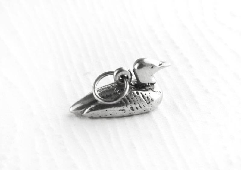 sterling Silber Ente Charm Anhänger | 15 X 15 Mm von JanPalomboDesign