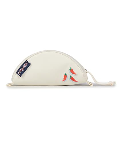 JanSport Luna Kleine Tasche – Gepolstertes Taco-Stil Design mit Hauptfach mit Reißverschluss, Pfeffer-Stickerei von JanSport