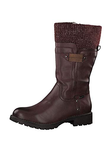 Jana 100% comfort Damen 8-8-26438-23 Stiefeletten, Rot (Bordeaux 549), 39 EU von Jana