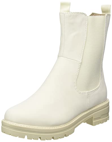 Jana Softline Damen 8-8-25463-29-411 Stiefelette, Ivory, 37 EU Weit von Jana