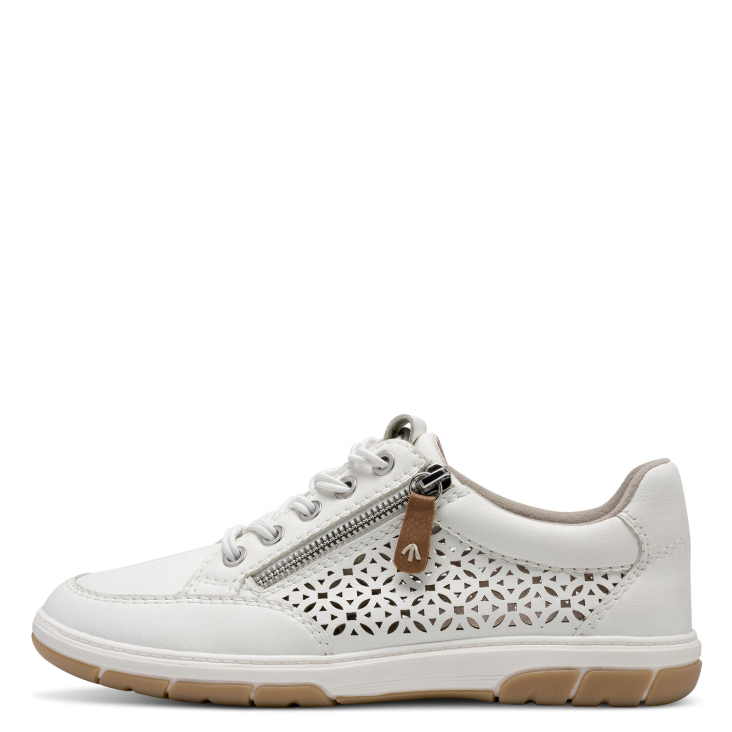 Damen-Schnürer WHITE - Gr. - 39 von Jana