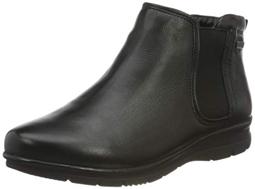 Jana 100% comfort Damen 8-8-26480-25 Stiefelette, Black Nappa, 37 EU Weit von Jana