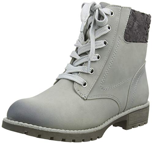 Jana 8-8-26214-21 204, Damen Combat Boots, Grau (Lt Grey 204), 39 EU (6 UK) von Jana