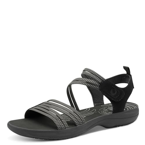 Jana Damen 8-28761-44 Sandalen, Schwarz, 41 EU von Jana