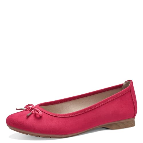 Jana Damen Ballerinas Elegant Vegan, Rosa (Fuxia), 40 EU von Jana