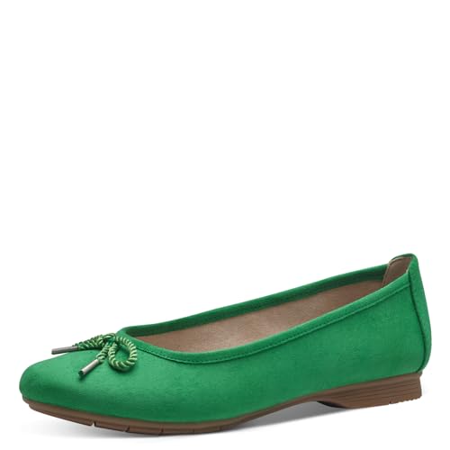 Jana Damen Ballerinas Elegant Vegan, Metallisch (Green), 37 EU von Jana