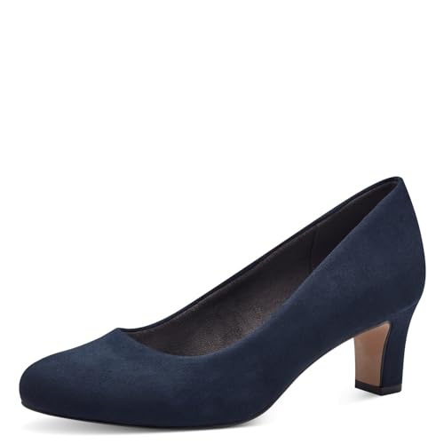 Jana Damen Pumps Kleiner Absatz Vegan, Blau (Ocean), 39 EU von Jana