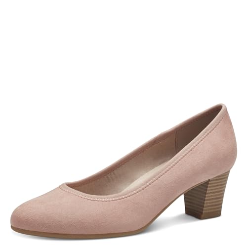 Jana Damen Pumps mit Blockabsatz Vegan, Rosa (Rosa), 38 EU von Jana