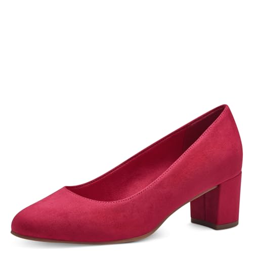 Jana Damen Pumps mit Blockabsatz Vegan, Rosa (Fuxia), 38 EU von Jana