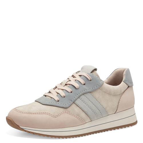 Jana Damen Sneaker flach mit dicker Sohle Vegan, Rosa (Rose Comb), 38 EU von Jana