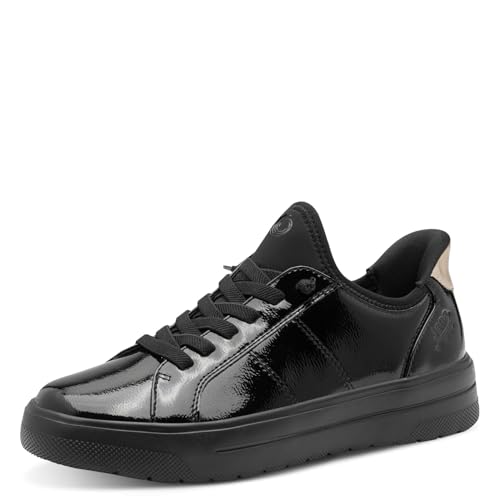 Jana Damen 8-23764-45 Sneaker, Black Patent, 42 EU von Jana