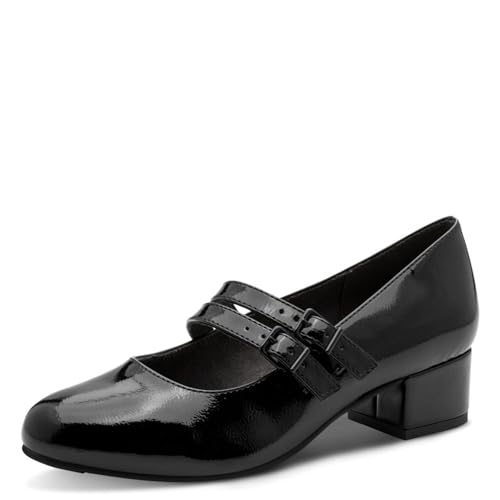 Jana Damen 8-24366-45 Mary Jane, Black Patent, 38 EU von Jana