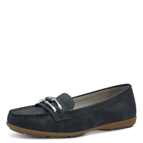 Jana Damen Slipper Leicht Vegan, Blau (Dunkelblau), 36 EU von Jana