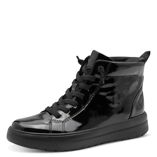 Jana Damen 8-25271-45 Sneaker, Black Patent, 38 EU von Jana
