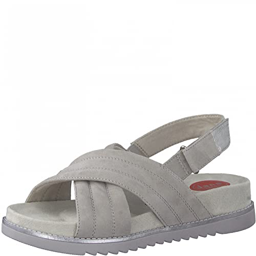 Jana Damen 8-8-28205-28 Flache Sandale, LT.Grey, 38 EU Jana Damen 8-8-28205-28 Flache Sandale, LT.Grey, 38 EU von Jana