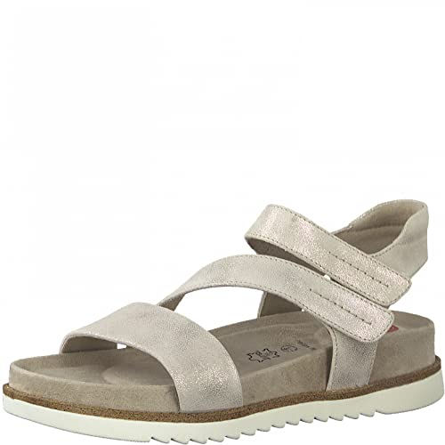 Jana Damen 8-8-28211-28 Flache Sandale, Pepper/LT.Gold, 36 EU von Jana