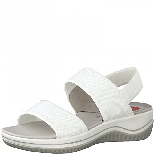 Jana Damen 8-8-28729-28 Sandale, White, 40 EU Weit von Jana