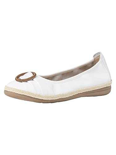 Jana Damen 8-8-22101-28 Ballerinas, White Nappa, 40 EU Jana Damen 8-8-22101-28 Ballerinas, White Nappa, 40 EU von Jana