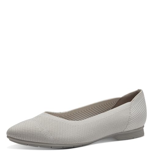 Jana Damen Ballerinas Spitz Vegan, Beige (Lt Grey), 38 EU von Jana